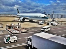 Cathay Pacific at Kansai Airport, Japan